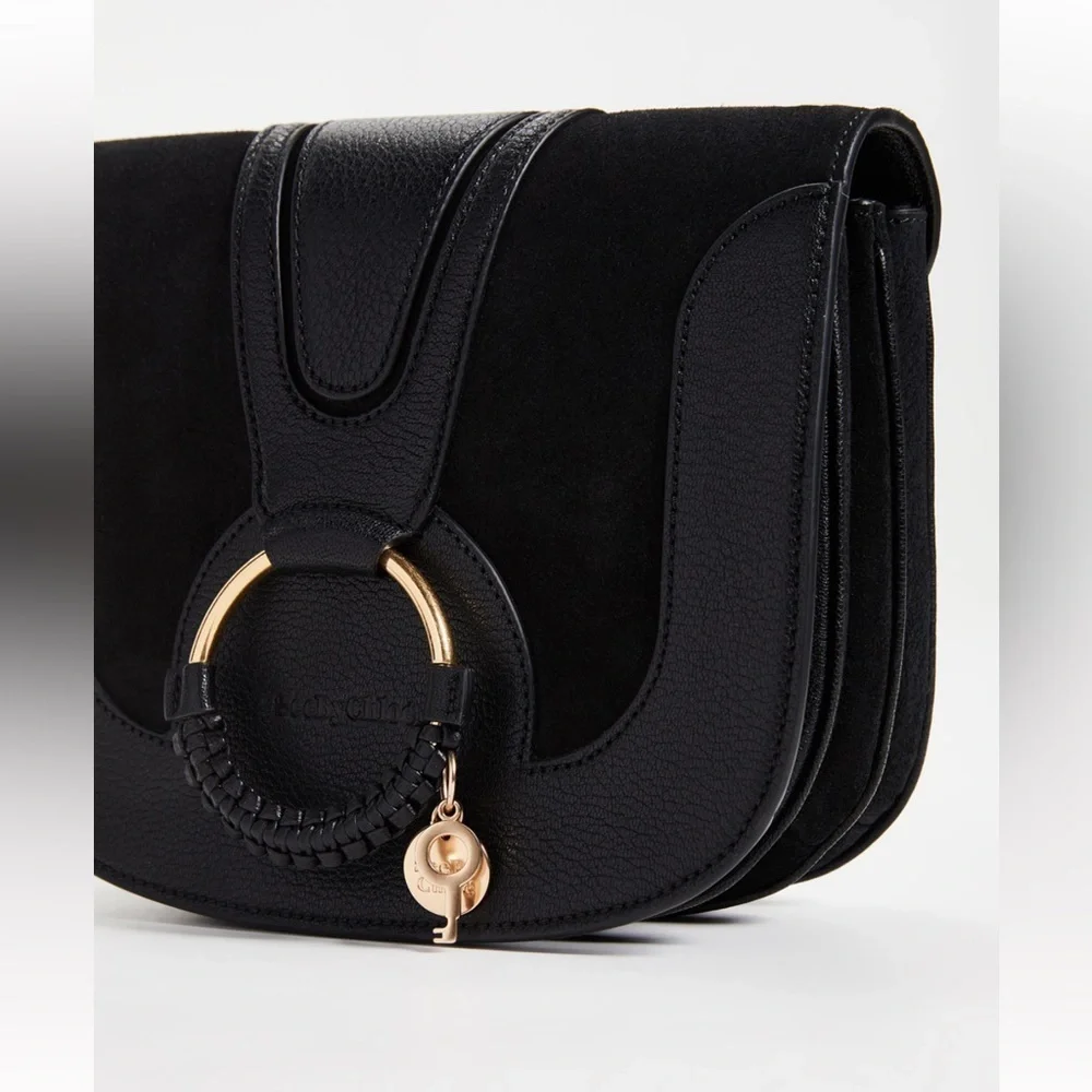 See By Chloé Hana Small Leather & Suede Crossbody